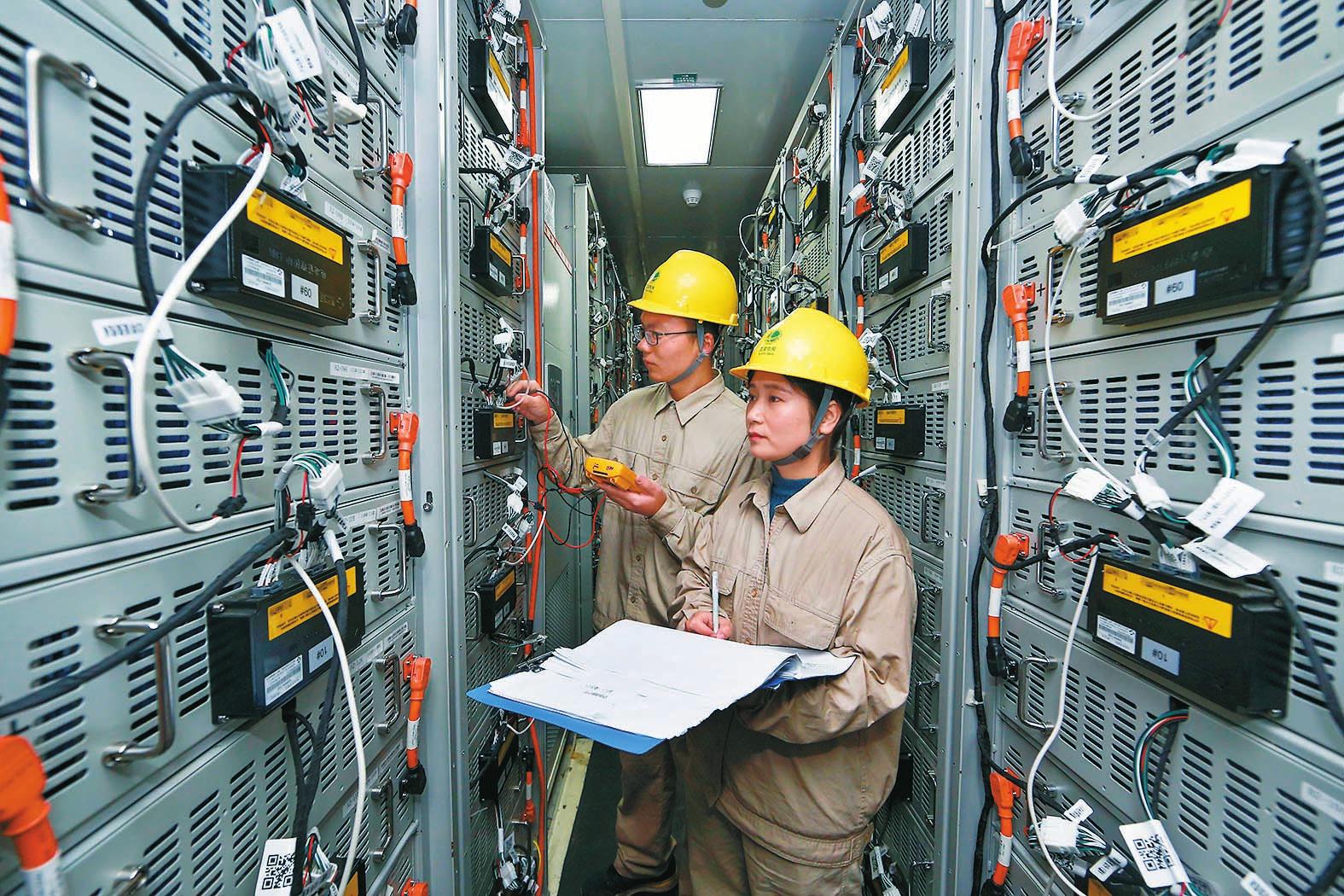 國內最大規模電網儲能項目滿負荷運行