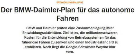 寶馬奔馳再牽手:或聯(lián)合開(kāi)發(fā)緊湊型車(chē) 共享自動(dòng)駕駛技術(shù) 寶馬奔馳再牽手:或聯(lián)合開(kāi)發(fā)緊湊型車(chē) 共享自動(dòng)駕駛技術(shù)