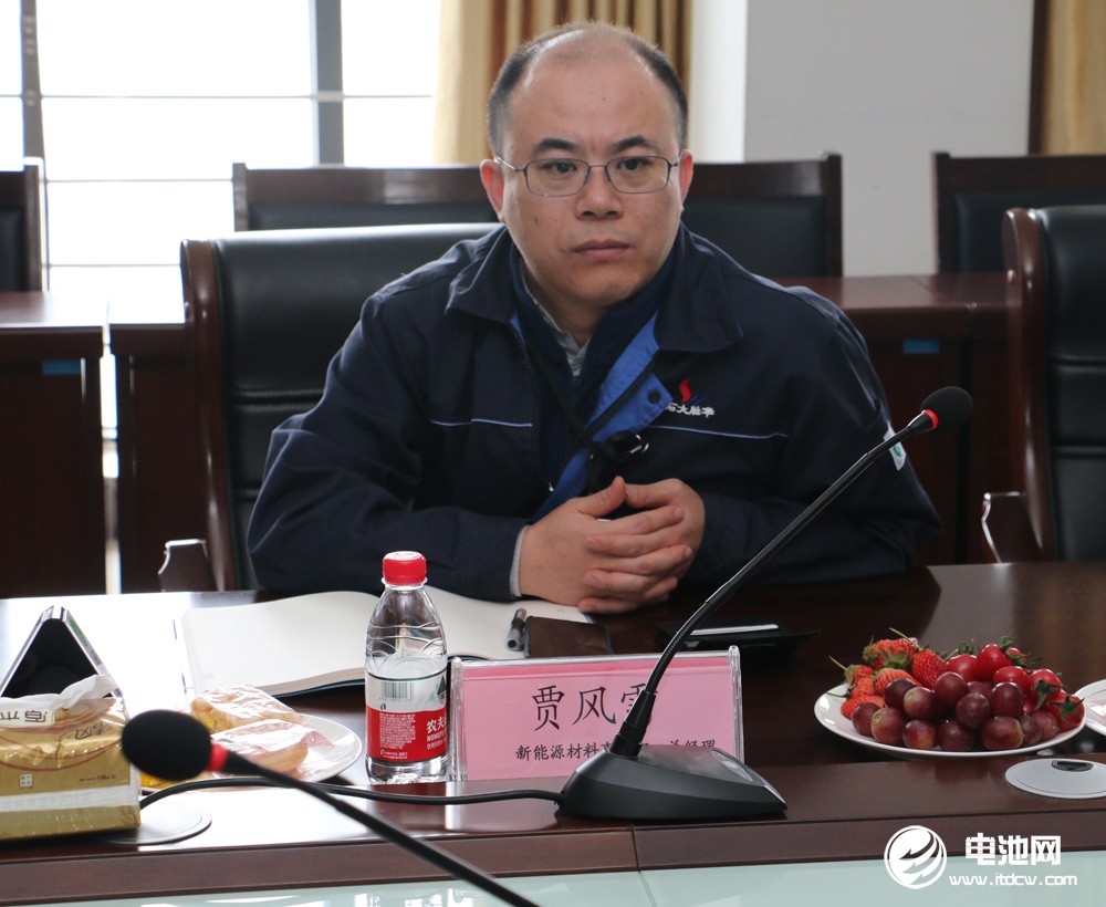 石大勝華新能源材料事業部總經理賈風雷 石大勝華新能源材料事業部總經理賈風雷