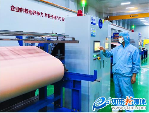 江東電子材料銅箔一期：月生產銅箔500噸