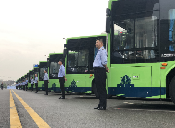 比亞迪純電動公交車 圖片來源：企業供圖