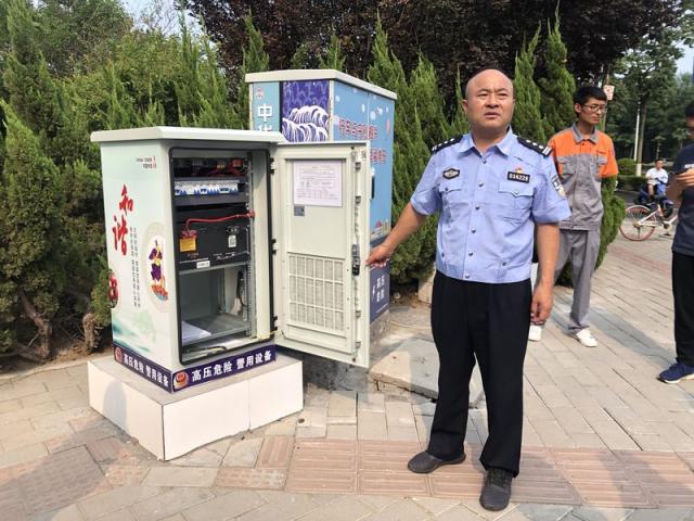 河南新鄉，用于紅綠燈備電保障的梯次電池