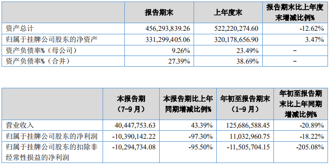 天豐電源主要財務數據