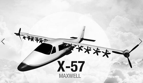 美國宇航局發布全電動飛機“X-57 Maxwell”最終構型概念圖