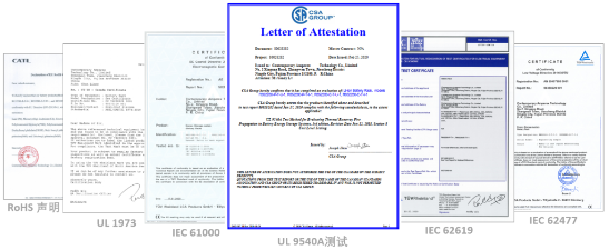  △寧德時代水冷電柜系列認證