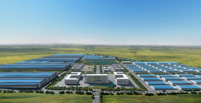 廠區(qū)規(guī)劃鳥瞰圖