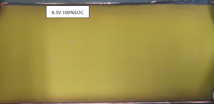 蜂巢無鈷電池-20℃充電結(jié)果展示