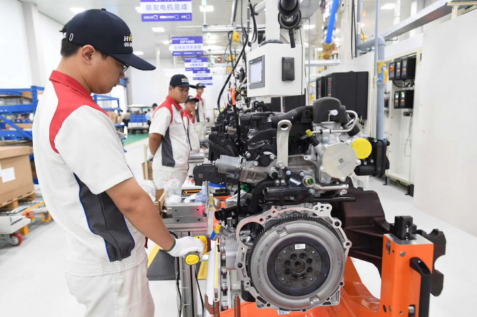 江蘇蜂巢動力首臺EB發動機投產 江蘇蜂巢動力首臺EB發動機投產