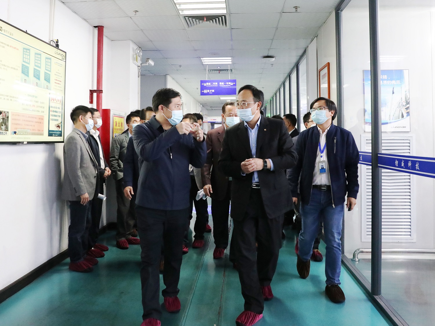 惠州市常務副市長何廣延蒞臨欣旺達博羅園區調研 惠州市常務副市長何廣延蒞臨欣旺達博羅園區調研