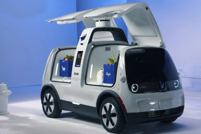 第三代自動(dòng)駕駛配送車具有更大的承載量