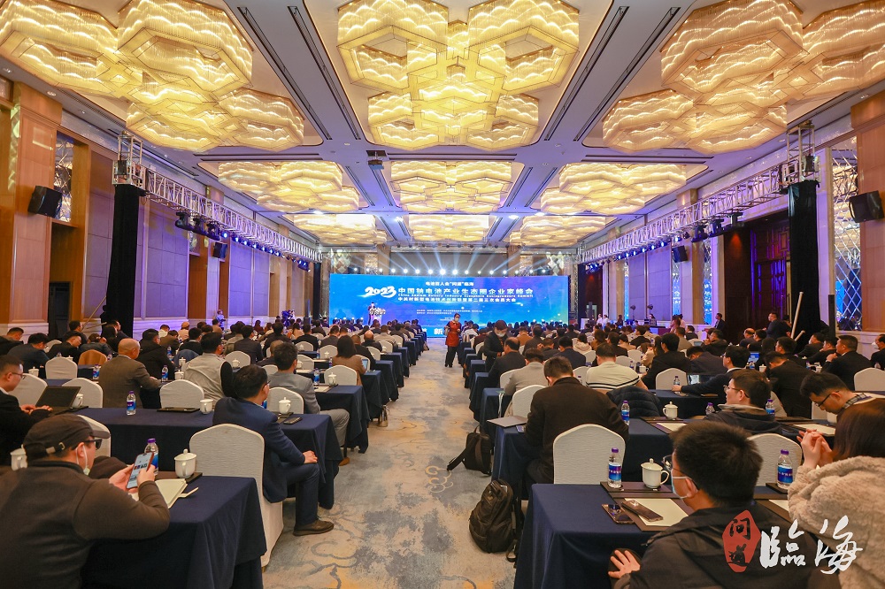 電池百人會“問道”臨海暨2023中國鈉電池產業生態圈企業家峰會現場