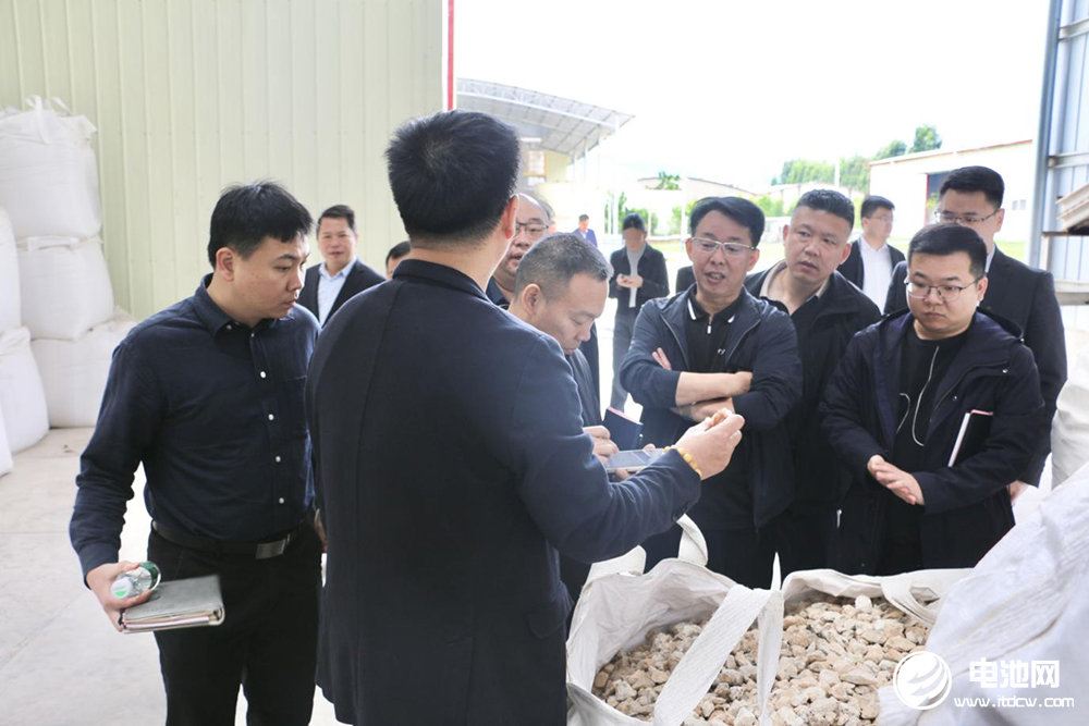 中國電池新能源產業鏈調研團一行參觀考察源滙通