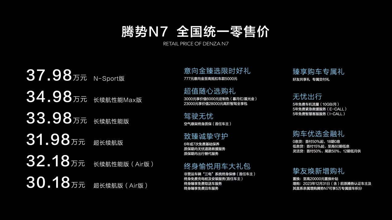 騰勢N7,新能源汽車,電動汽車 騰勢N7,新能源汽車,電動汽車