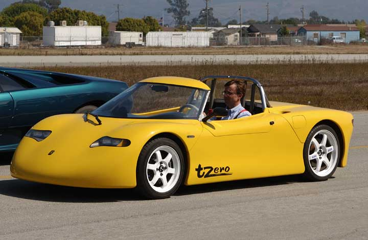 硅谷早期明星電動車T-zero，最早驗證了數千塊18650電池用于長續航純電車的可行性