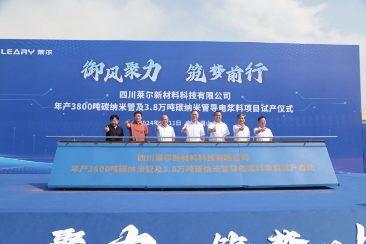 四川萊爾年產(chǎn)3800噸碳納米管及3.8萬噸碳納米管導(dǎo)電漿料項(xiàng)目