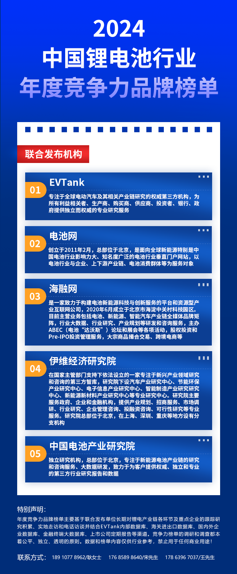 榜單聯合發布機構 榜單聯合發布機構