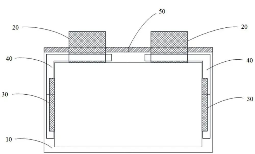 《基于電流熱效應改善散熱效率的高功率軟包電池》專利圖釋 《基于電流熱效應改善散熱效率的高功率軟包電池》專利圖釋