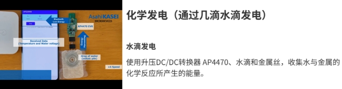 用幾滴水滴發電的應用演示 用幾滴水滴發電的應用演示