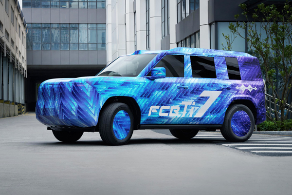 方程豹鈦7官方偽裝照曝光 霸氣方盒子“一眼大”